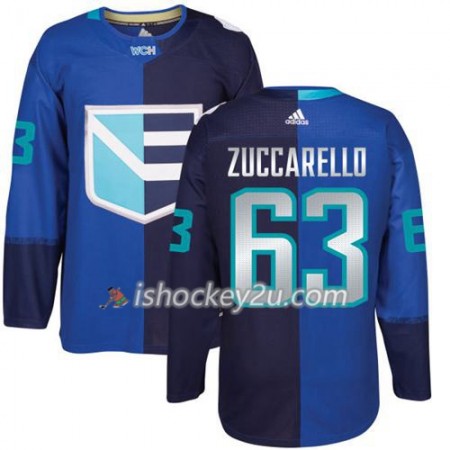 Team Europe Trøje Mats Zuccarello 63 2016 World Cup Blå Premier